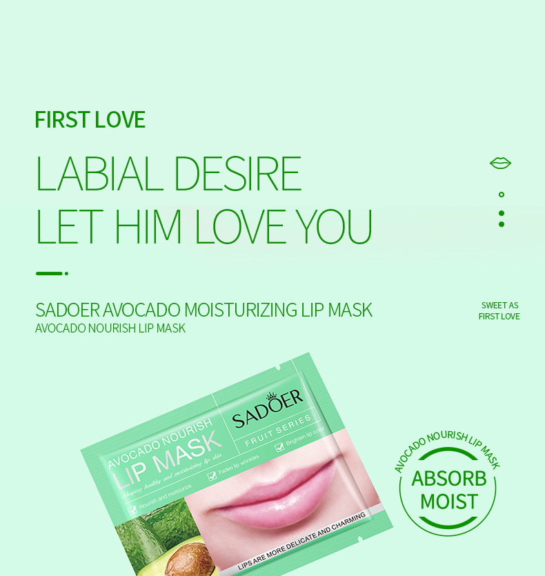 8g SADOER Plant and Fruit Mask Fade Lip Pattern Piece Live Broadcast_voghion.com