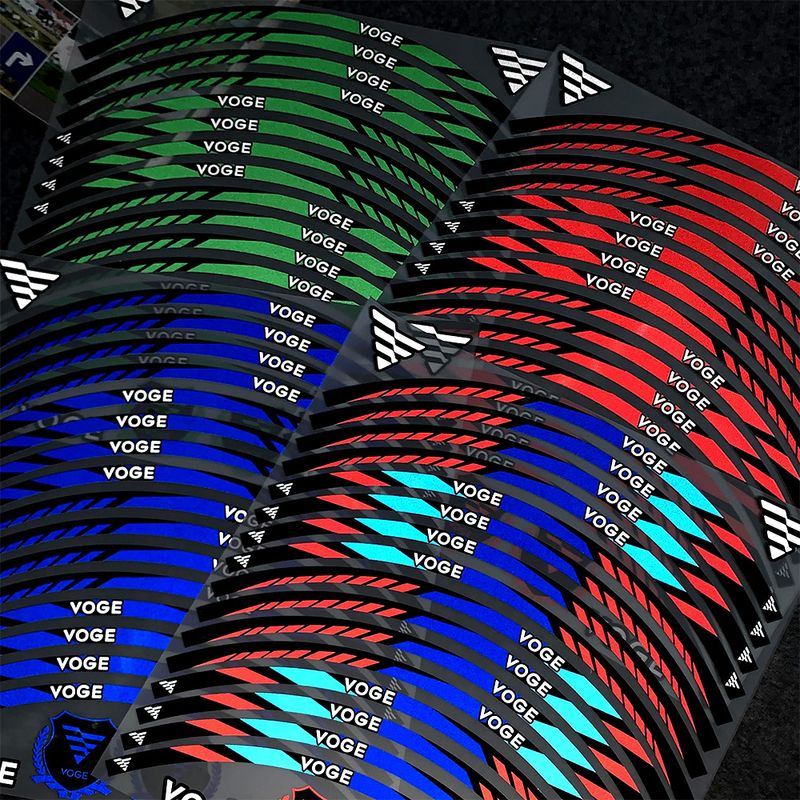Piemērojams bezelektrodu 250RR 300RR 500AC 525R 500DS 350AC atstarojošās riteņa rumbas modifikācijas uzlīmei_voghion.com