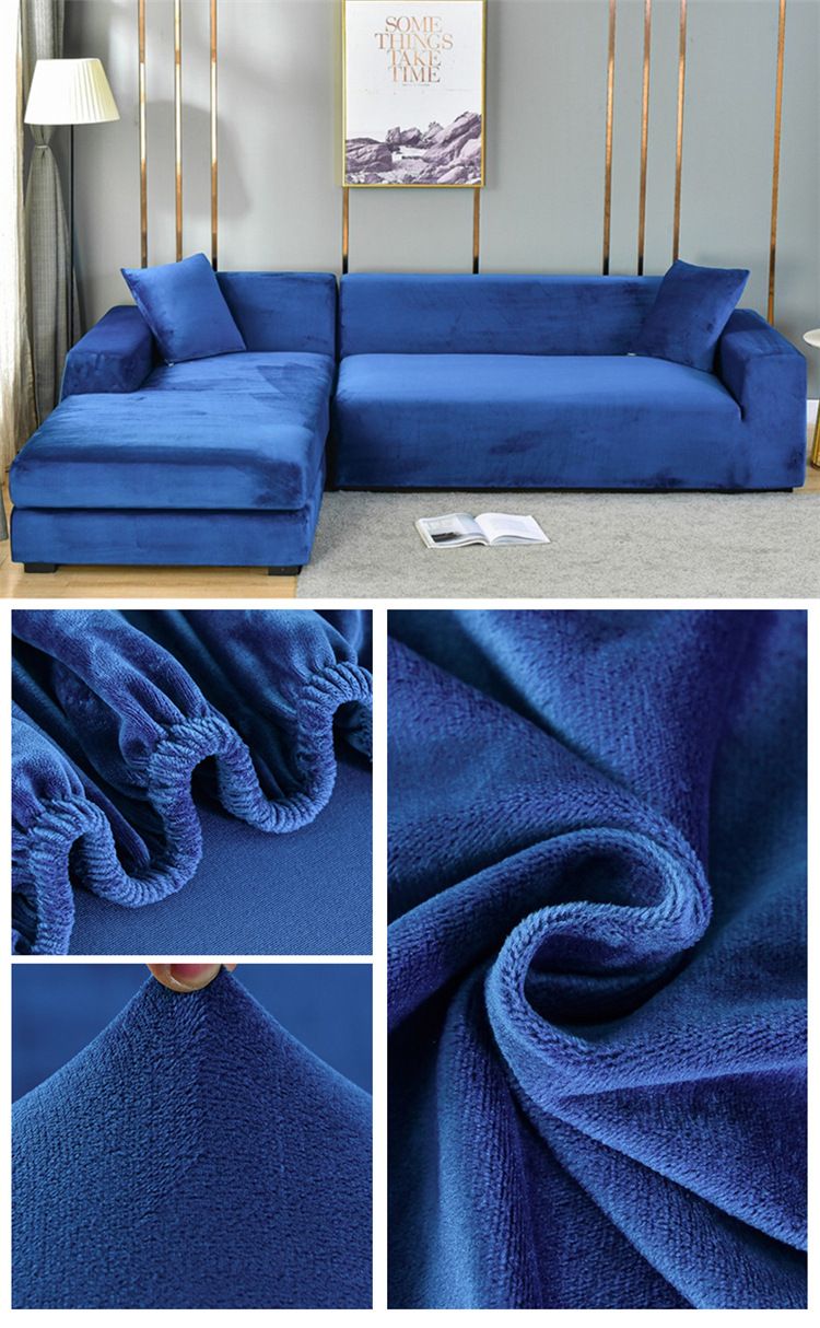 Wohnmöbel Silberfuchs Plüsch Sofabezug Komplettpaket hochelastisches Sofakissenbezug Heimstoff superweich Sand heißer Verkauf_voghion.com