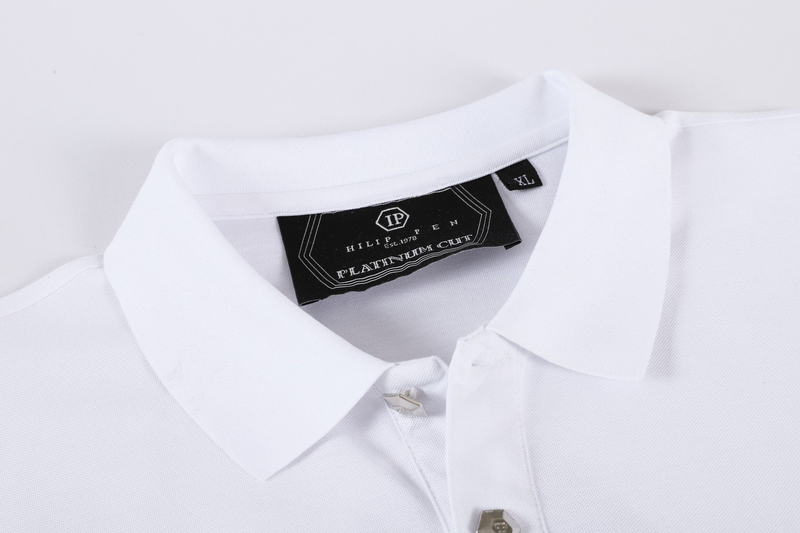 PP Philip Plain Bahar Ve Yaz Kısa Kollu Erkek Yaka T, Egemen Kişilik PP Hot Diamond Rahat Moda Erkek Kısa T_voghion.com