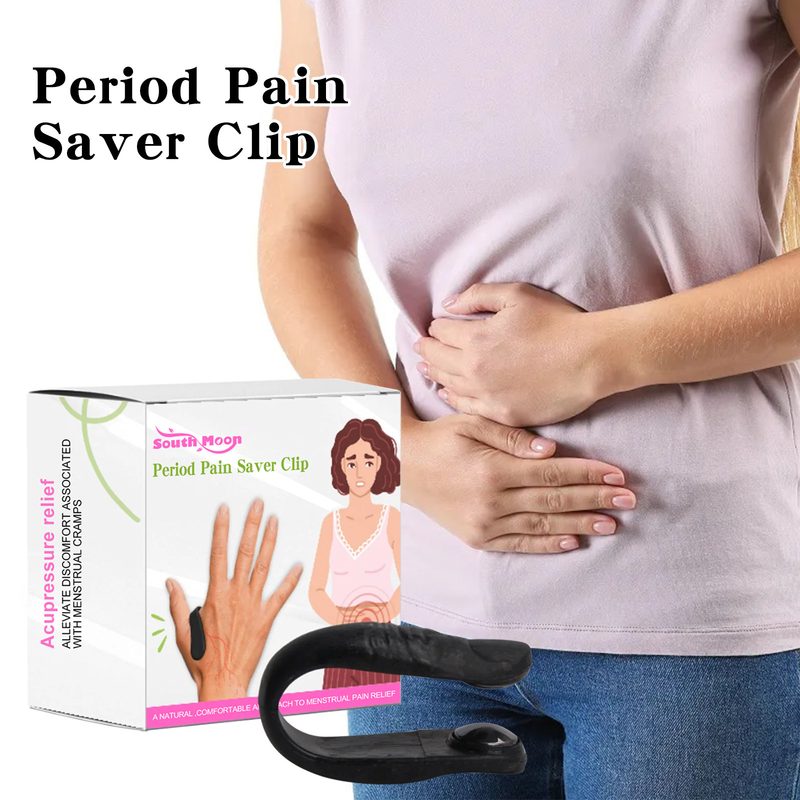 South Moon 1 Menstrual Relief Massage Relieve Auntie's Stomach Pain Physiological Acupoint Care Clip_voghion.com