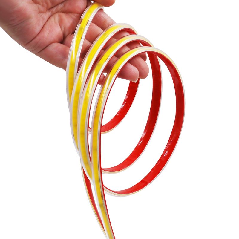 Hochhelle 230-V-COB-LED-Streifenlichter – wasserdicht (IP65), biegsames Design_voghion.com