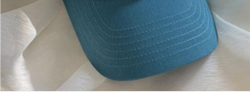 Instagram Korean minimalist style small letter embroidered duckbill women in spring and summer, cotton soft top_voghion.com