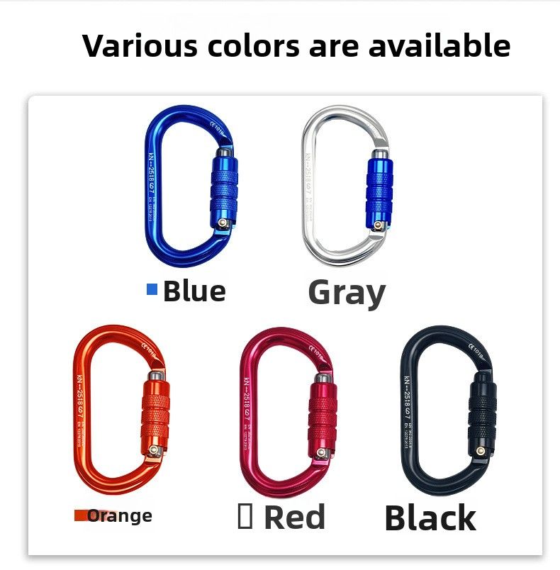 O-Type Automatic Outdoor Fire Safety Climbing Connection Buckle Symmetrical Master Lock_voghion.com