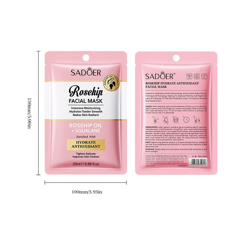Full English SADOER Rosehip Oil Anti-Oxidant Hydrating Moisturizing Mask_voghion.com