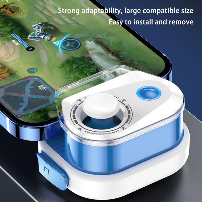 Kunjiuyou Game Trigger Plug And Play 3D Joystick Mobile Game Control Sensitive Mobile Game Controller Phone Trigger For IPhone /for Android-White_voghion.com