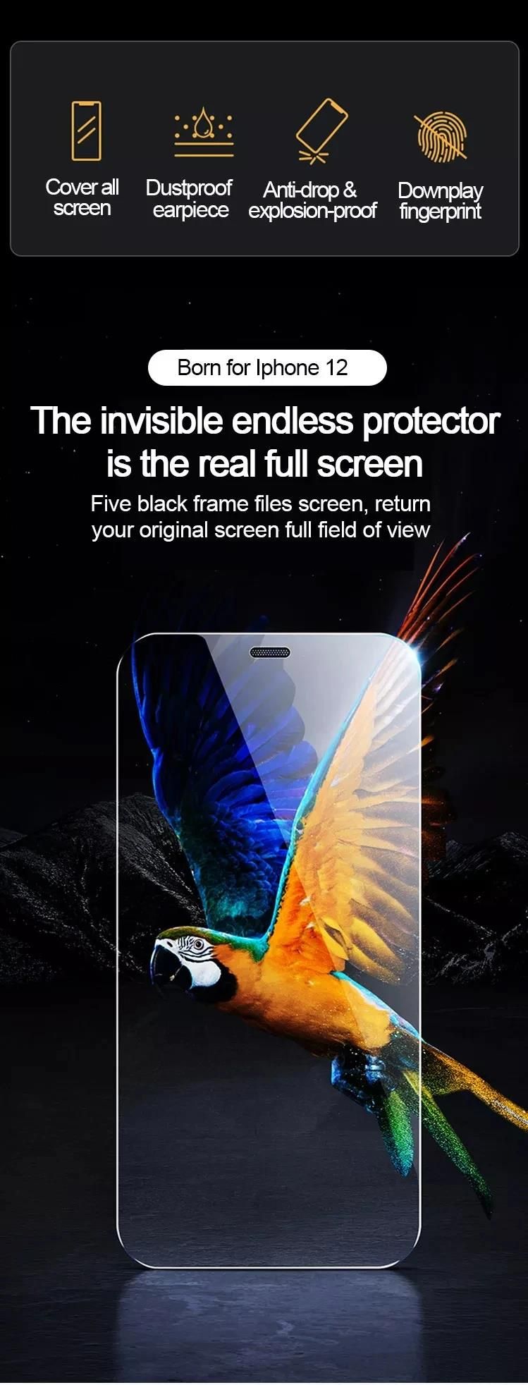 5pcs Tempered Glass Screen Protector For IPhone 12 Mini 13 Mini 14 Plus 14 Pro 16 Pro Max_voghion.com