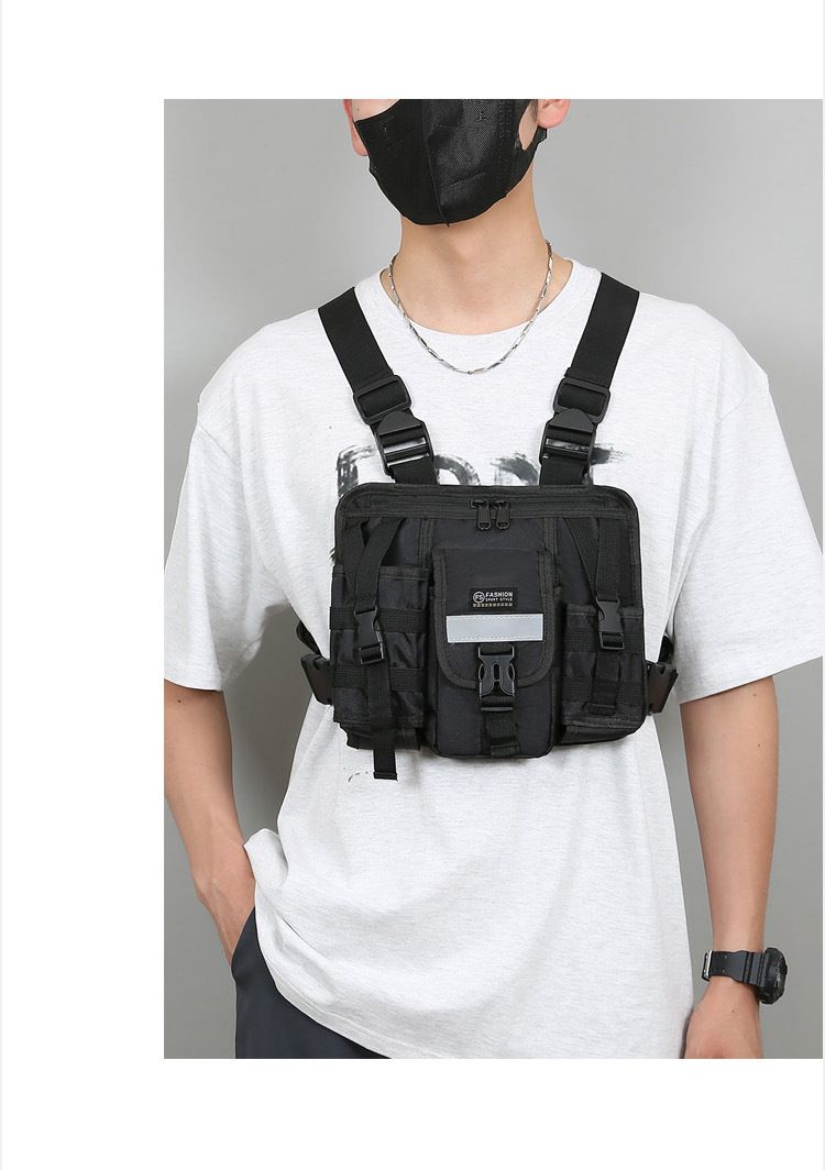 Tactical Functional Backpack 2025 New Trend Fashion Multifunctional Breast Bag Outdoor Mountaineering Casual Tooling Bag_voghion.com