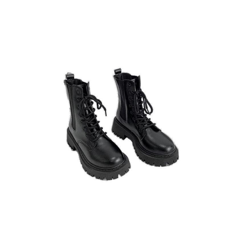 Martin For Women Summer Thin New British Style Thick Sole Large Size Spring And Autumn Single Make Feet Look Smaller_voghion.com