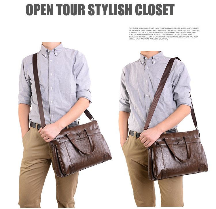 Set di borse da uomo, borsa da uomo in morbida pelle, borsa a mano, cartella da lavoro, borsa a tracolla, borsa per computer da uomo di grande capacità, borsa a tracolla_voghion.com