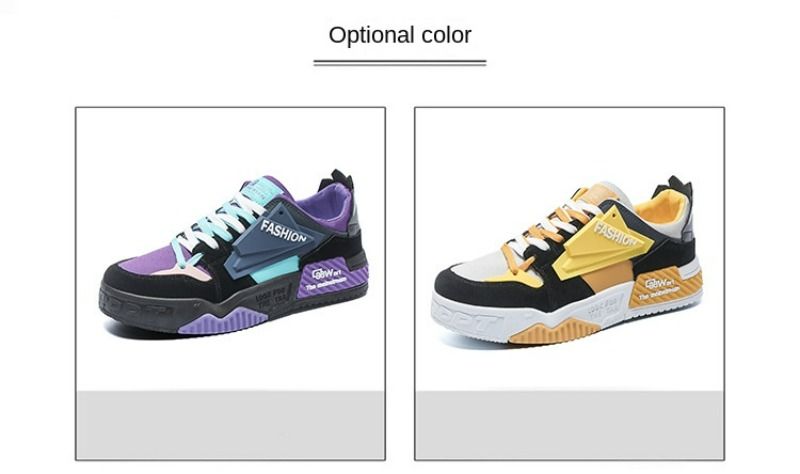 Männer Skateboard Komfortable Plattform Männlichen Casual Turnschuhe Spitze-up Mode Walking männer Schuhe Zapatillas De Hombre_voghion.com