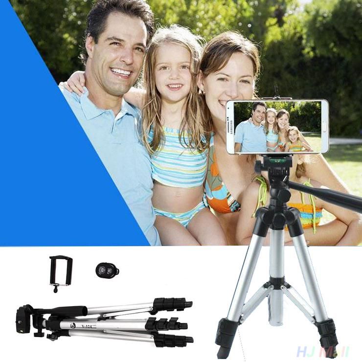 Μακρύ τρίποδο Bluetooth Τηλεχειριστήριο με χρονοδιακόπτη κάμερας, κλιπ κλείστρου, σετ τρίποδων, δώρο για βάση τηλεφώνου_voghion.com