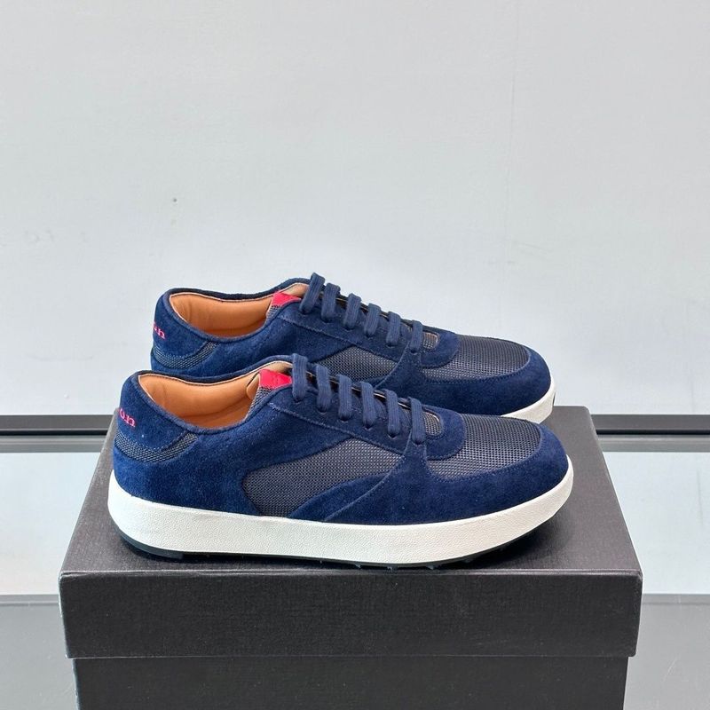 New Men's Cow Suede Patchwork Comfortable Breathable Sports Lightweight Fashion Casual Shoes Wasteland Style Sneakers_voghion.com