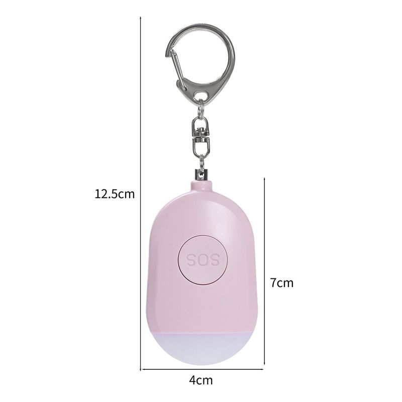 Personal Safety Alarm For Women – 130dB Anti-Theft & Emergency SOS Device With LED Strobe Light, Keychain & Bag Clip (6 Colors)_voghion.com