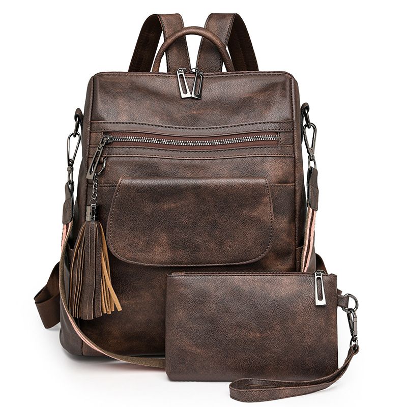 Cute New Leopard Print Fashion Large Capacity Women's Backpack_voghion.com