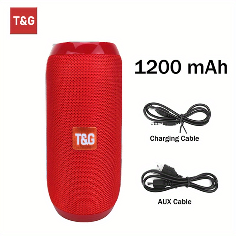 Haut-parleur sans fil TG117 : portable, étanche, son surround stéréo – Profitez de la musique n'importe où_voghion.com