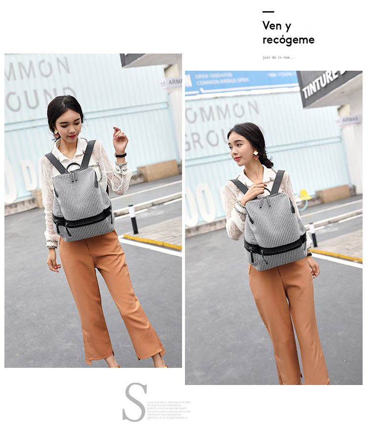 Zaino da viaggio antifurto di grande capacità, modello coreano, modello a tracolla alla moda per donna, 2024 primavera, nuovo, facile da indossare,_voghion.com