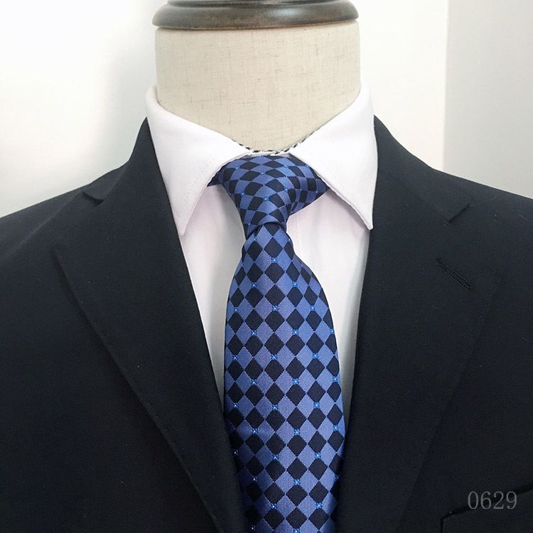 Cravatta scozzese britannica ad alta densità, camicia formale da uomo a quadri_voghion.com