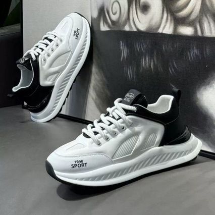 Scarpe da uomo Forrest con suola spessa Gump 2025, nuove scarpe da ginnastica bianche casual alla moda, in mesh traspirante, sportive, da corsa, nuove_voghion.com