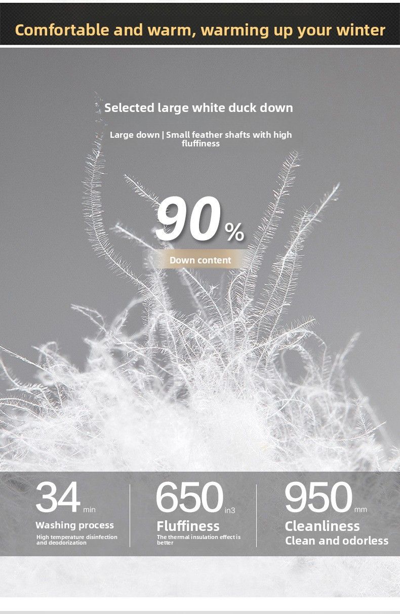 Doudoune épaisse en toile de coton blanc chaud, taille haute, grande taille, doublée polaire, pour hommes, jeunes, adultes et seniors, idéale pour les activités de plein air._voghion.com