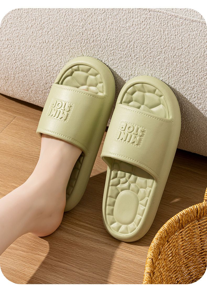 EVA Couple Slides – Breathable & Anti-Slip Unisex Flip Flops With Massage Sole (Pink/White/Green/Tan/Brown/Gray/Black)_voghion.com