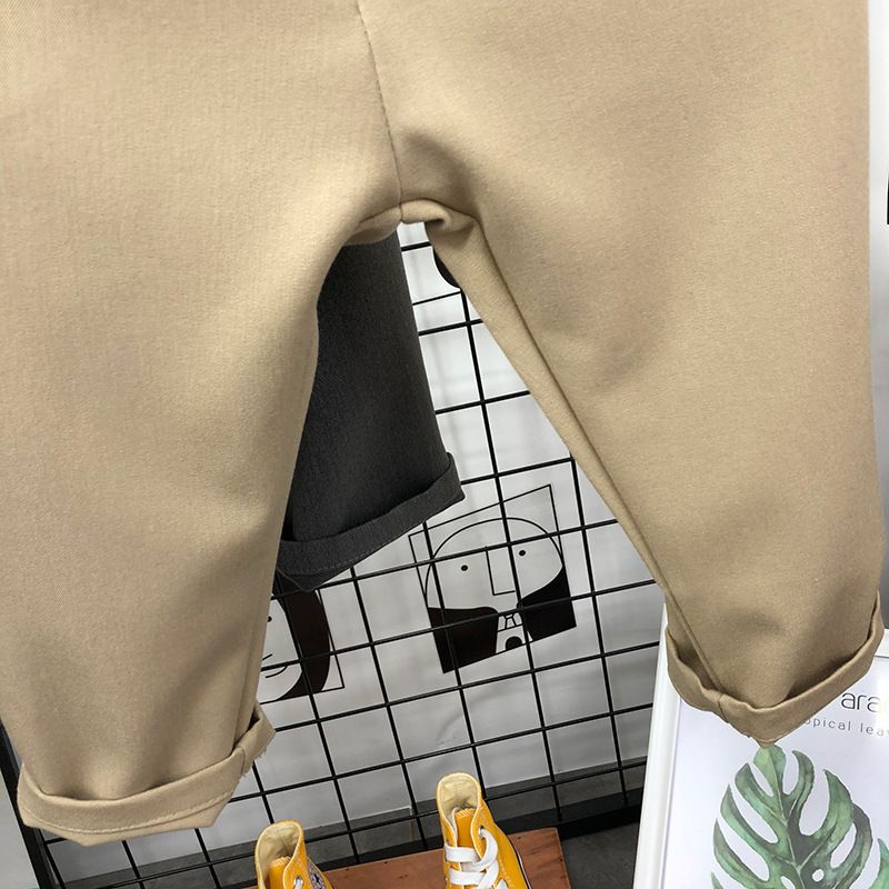 Kinderkleding Kinderpakbroeken 2024 nieuwe kinderbroeken kleine en middelgrote kinderbroeken stijlvolle jongenspakbroeken_voghion.com