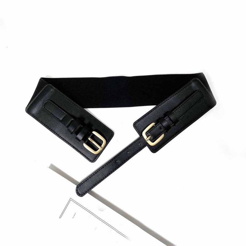 Damenmode Frühling Sommer Hochwertiger elastischer Gürtel Stretch Taillenmieder für Anzugkleid Dekoration Zubehör_voghion.com