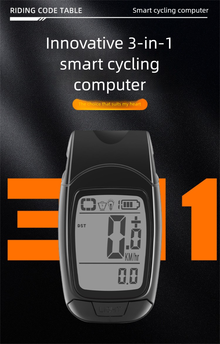 YUUISD Computer Horn Three-in-One Anti-Glare Bicycle Front Light Multi-Functional Cycling Equipment_voghion.com