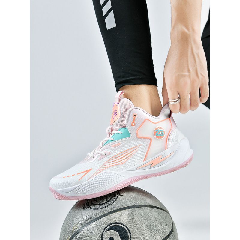 Outdoor cement basketball shoes sports actual combat shoes high top big children youth sports shoes basketball_voghion.com