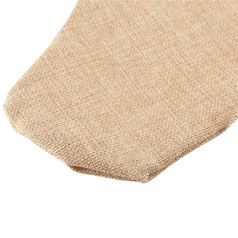 6 pezzi/set di calzini di Natale, grandi calze di iuta, calza di Natale semplice, decorazione per camino, decorazione da tavolo per feste_voghion.com