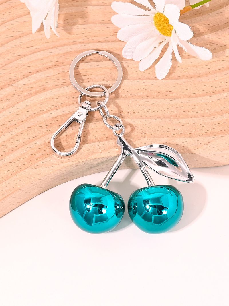 Cherry Bag Exquisite Mirror Fruit Gift Keychain Pendant_voghion.com