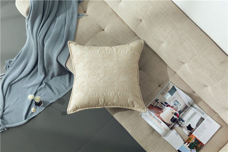 Housse de coussin de canapé à motif géométrique tridimensionnel de style européen et américain, housse de coussin de canapé de chambre modèle nordique_voghion.com