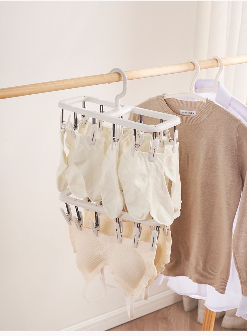 Baby Kind Reise Klapp Rack Hause Hängende Kleidung Winddicht Slip Lagerung Artefakt Kunststoff Verdickt Haustier_voghion.com