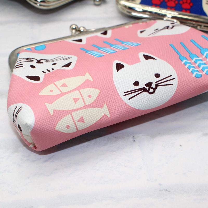 Portamonete a forma di gatto in PU creativo piccolo portafoglio per ragazze piccoli regali all'ingrosso_voghion.com