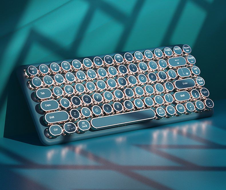 Teclado mecánico de tres modos (Bluetooth, con cable, inalámbrico)_voghion.com
