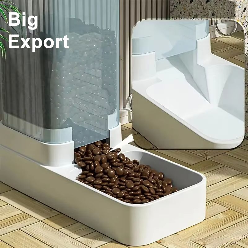 Distributeur automatique de nourriture pour animaux de compagnie, grande capacité, pour chiens et chats. Abreuvoir durable pour chats et distributeur de nourriture pour chiens._voghion.com
