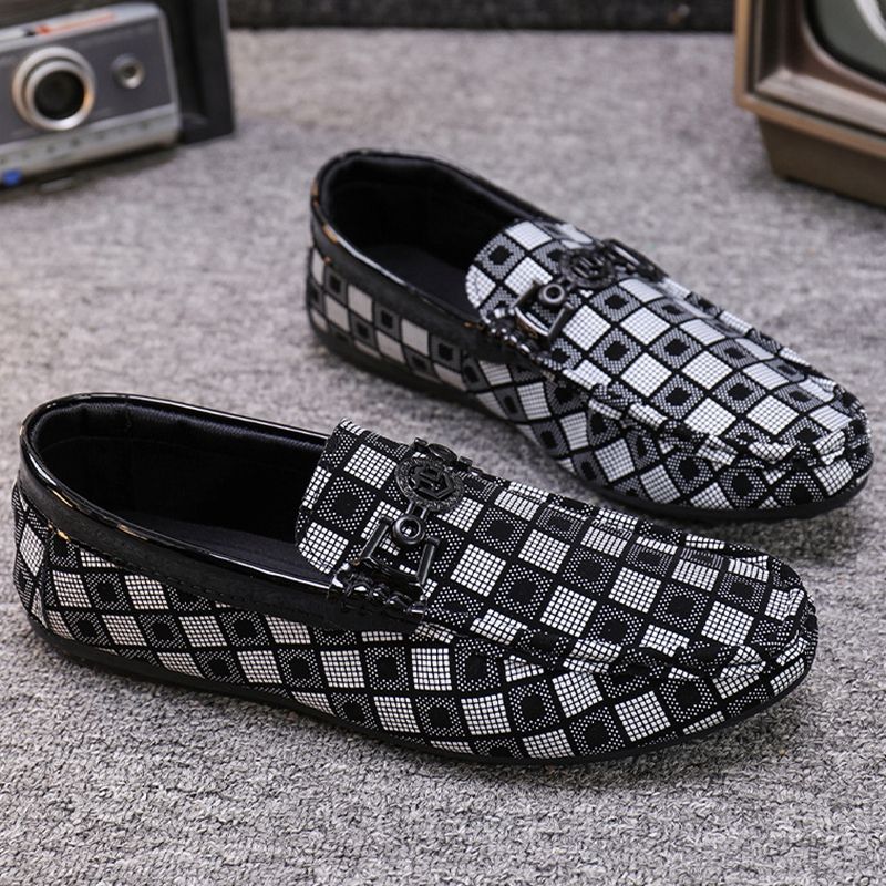 SHLIANG Formal Men Business Shoes Fashion Casual Shoes Men Brand Leather Loafers Breathable Slip on Male Boat Shoes Moccasins S040A_voghion.com