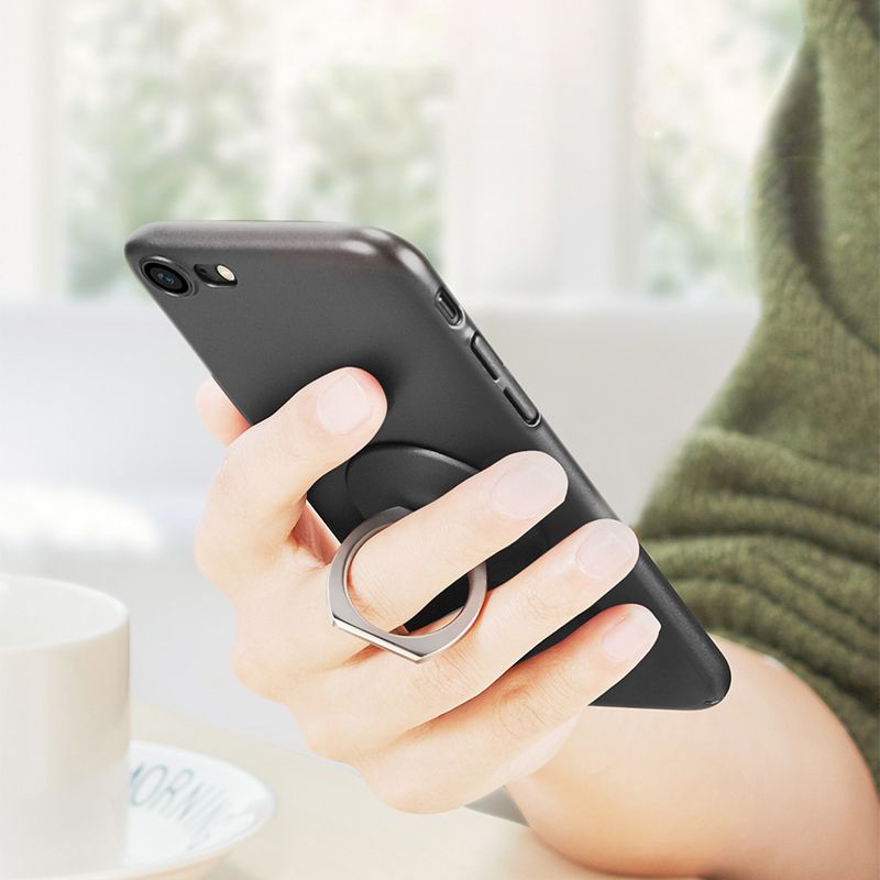 Hitech Handy-Halterung, ultradünn, um 360 Grad drehbar, tolle Klebrigkeit, fester und unterstützender Handy-Ringhalter_voghion.com