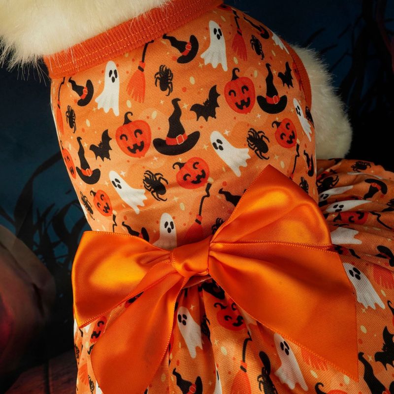 Pet Clothes Halloween Pumpkin Bat Dog 2023 New Style_voghion.com