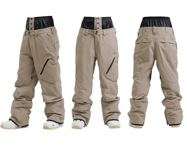 New Men's Outdoor Sports Snowboard Waist Protection Windproof Waterproof Warm Workwear Ski Pants For Women_voghion.com