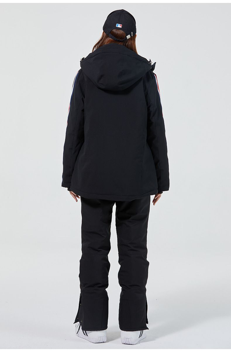 Traje de esquí y snowboard para hombre y mujer, color blanco, para invierno, para exteriores, para parejas_voghion.com