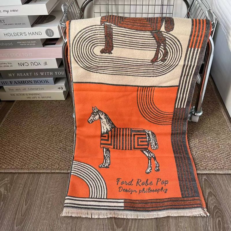 Livestreaming Internet Promi Kaschmir Fraen High-End Jacquard waarme Schal, Wanter Büro Loft_voghion.com