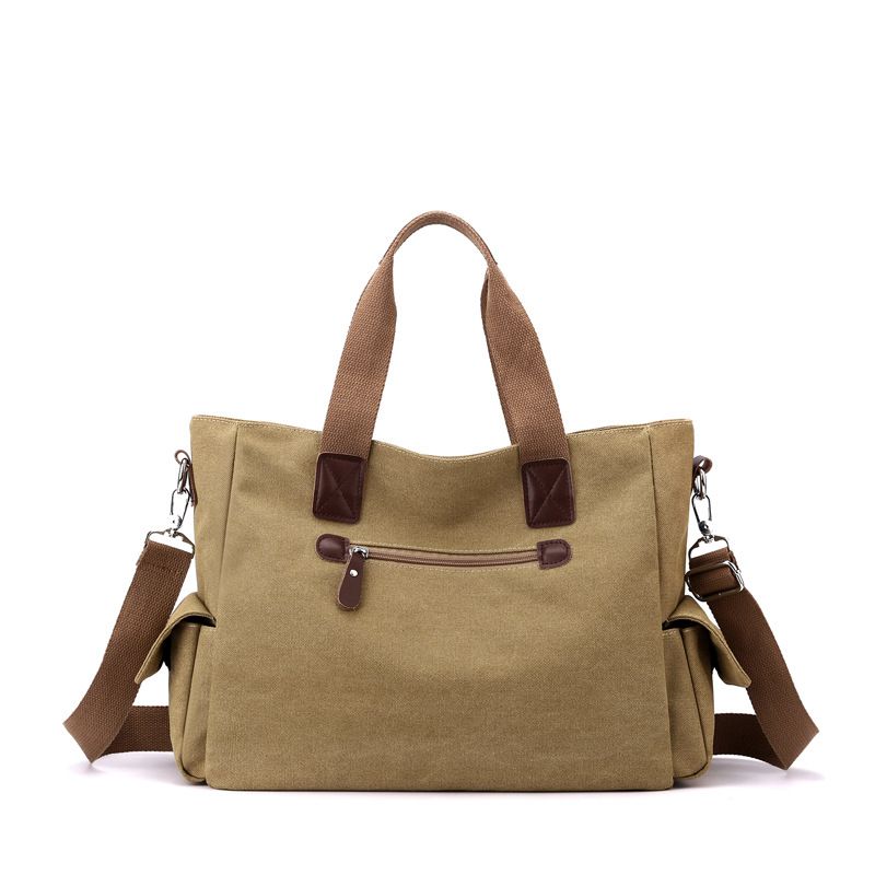 Nuova borsa a tracolla multifunzionale da uomo, in tela, casual, da viaggio, per esterni, di grande capacità_voghion.com