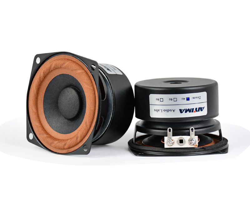 AIYIMA 2.5 inç 15W Ses Taşınabilir Hoparlörler 4Ohm 8Ohm Tam Aralıklı Hifi Bas Mini Hoparlör DIY Ev Sineması İçin 2 Adet_voghion.com
