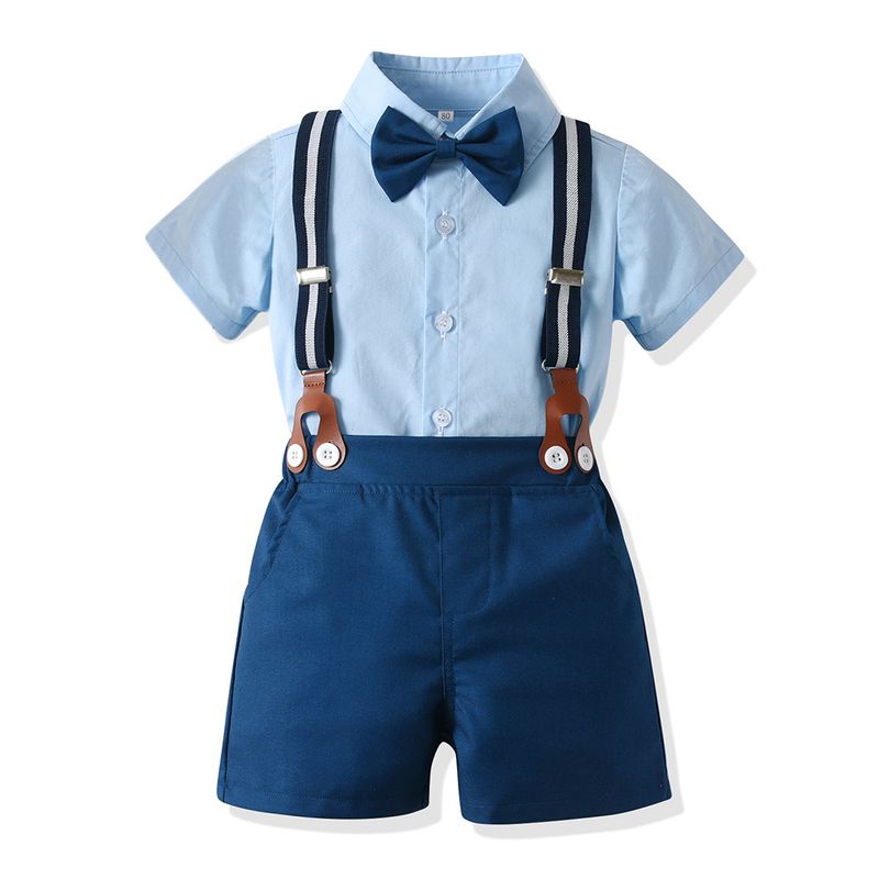 Kinderkleidung Kinderkleidung Sommer Jungen Kurzarmhemd Baumwolle Jungen Anzug ein Jahr alt Kleid Kindertag Kinder Performance Kostüm_voghion.com