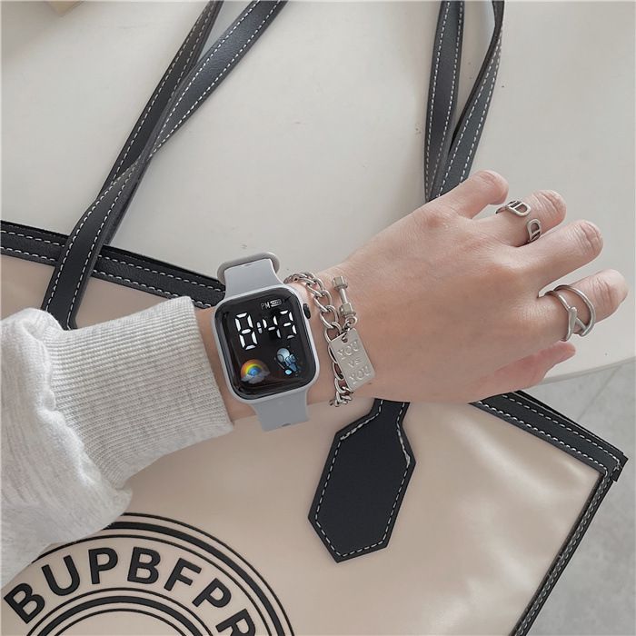 Technologische LED-Astro für männliche und weibliche Studenten Instagram High Beauty Watch mit einfacher Mode und wasserdicht_voghion.com