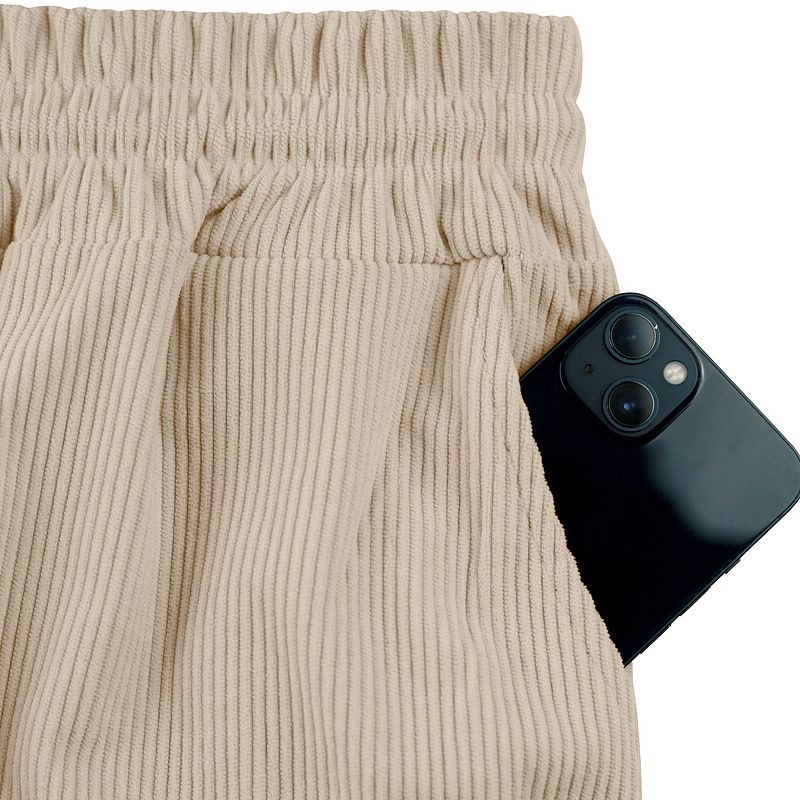 Herrenbekleidung Neuer Sommer Europäischer und amerikanischer Herren-Cord-Einfarbiges Taschenhemd Kurzarm-Shorts Zweiteiliger Anzug_voghion.com