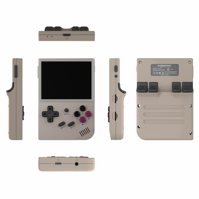 Anbernic RG35XX Lecteurs de jeux portables rétro portables Système Linux 3,5 pouces IPS 2600 mAH Batterie Consoles de jeux vidéo Plus de 8 000 jeux_voghion.com