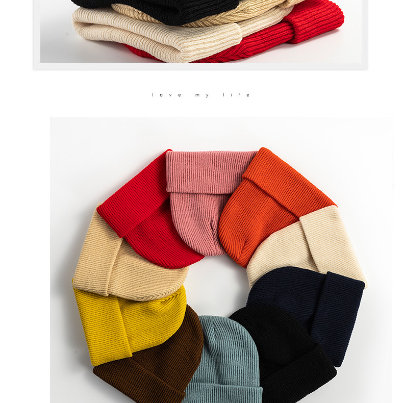 Cappello lavorato a maglia Cappello caldo Autunno e inverno Cappello alla moda da uomo e da donna Cappello invernale con cappuccio in lana Ciclismo Protezione per le orecchie Cappello freddo_voghion.com