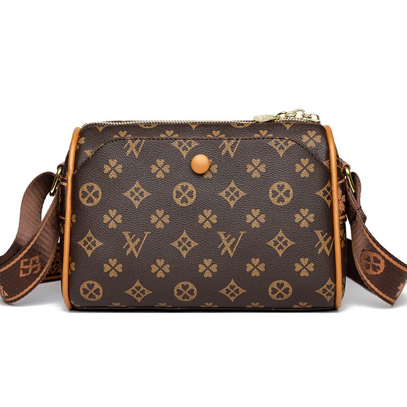 Borsa a tracolla leggera con tracolla larga, semplice, alla moda, di alta qualità, vintage, floreale, da donna_voghion.com